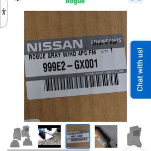 Auto floor mats, Brand new 2013-never used front and back Grey floor mats